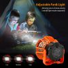 2 In 1 Portable Camping Fan Electric Lantern Fan Tent Fan w/Hanging Hook Remote Control USB Rechargeable Fan