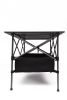 Set of 3, Folding Outdoor Table and Chair Set for Indoor, Outdoor Camping, Picnics, Beach,Backyard, BBQ, Party, Patio, Black/Green