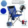 Maldives Blue Dual Lock Portable Camping Chair for Outdoor