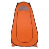 1-2 Person Portable Pop Up Toilet Shower Tent Changing Room Dressing Tent Camping Shelter Orange