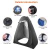 Pop Up Privacy Tent Foldable Outdoor Shower Toilet Tent Portable Clothes Changing Room Camping Shelter with Carry Bag for Camping Hiking Beach Picnic