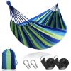 Outdoor Garden Camping Hammock With Straps;  Durable Hammock Holds