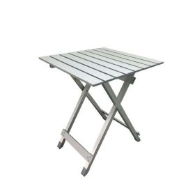 Camping Table, Silver (Color: Silver)