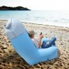 Inflatable Lounger Air Sofa Chair Couch with Portable Organizing Bag Waterproof Anti Leaking for Backyard Lakeside Beach Traveling Camping Picnics