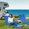 Outddoor Adjustable 3-Piece Beach Lounge Chair Mat Set