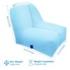 Inflatable Lounger Air Sofa Chair Couch with Portable Organizing Bag Waterproof Anti Leaking for Backyard Lakeside Beach Traveling Camping Picnics